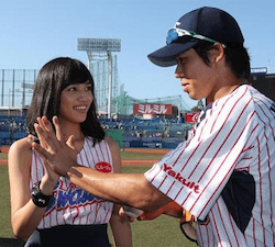 川口春奈と山田哲人