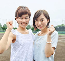 山本雪乃(右)とヒロド歩(左)