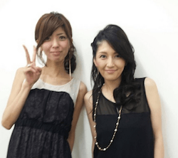 宮地真緒(左)と吉井怜(右)