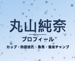 丸山純奈のカップ・熱愛彼氏・身長・プロフィール記事メインビジュアル