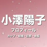 小澤陽子のカップ・結婚・旦那・身長・プロフィール記事メインビジュアル