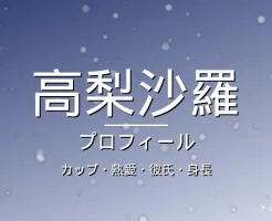 高梨沙羅のカップ・熱愛・彼氏・身長・プロフィール記事メインビジュアル