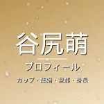 谷尻萌のカップ・結婚・旦那・身長・プロフィール記事メインビジュアル
