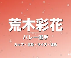 荒木彩花のカップ・身長・サイズ・彼氏・SVリーグ女王の記事メインビジュアル