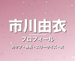 市川由衣のカップ・身長・スリーサイズ・結婚相手は戸次重幸の記事メインビジュアル