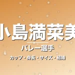 小島満菜美のカップ・身長・サイズ・結婚・米LOVB守護神の記事メインビジュアル