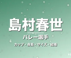 島村春世のカップ・身長・サイズ・結婚・韓国で躍動の記事メインビジュアル