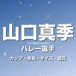 山口真季のカップ・身長・サイズ・彼氏・ブロック1位の記事メインビジュアル