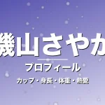 磯山さやかのカップ・身長・体重・熱愛・プロフィール記事メインビジュアル