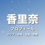 香里奈のカップ・身長・体重・熱愛・プロフィール記事メインビジュアル