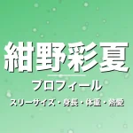 紺野彩夏のスリーサイズ・身長・体重・熱愛・プロフィール記事メインビジュアル