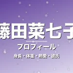 藤田菜七子の身長・体重・熱愛・彼氏・プロフィール記事メインビジュアル