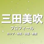 三田美吹のカップ・身長・体重・熱愛・プロフィール記事メインビジュアル