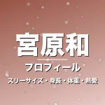 宮原和のスリーサイズ・身長・体重・熱愛・プロフィール記事メインビジュアル