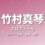 竹村真琴のカップ・身長・体重・彼氏・プロフィール記事メインビジュアル