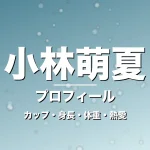 小林萌夏のカップ・身長・体重・熱愛・プロフィール記事メインビジュアル