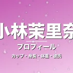 小林茉里奈のカップ・身長・体重・彼氏・プロフィール記事メインビジュアル