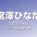 宮澤ひなたのカップ・身長・体重・熱愛・プロフィール記事メインビジュアル