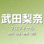 武田梨奈の身長・体重・熱愛・彼氏・プロフィール記事メインビジュアル