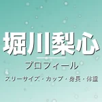 堀川梨心のスリーサイズ・カップ・身長・体重・プロフィール記事メインビジュアル